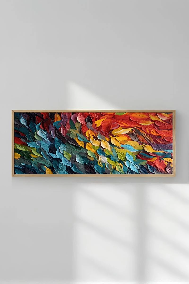Pikturë dekorative me kornizë, shumëngjyrëshe, Wallity, Artsmdfyty28-50120, 50x120cm