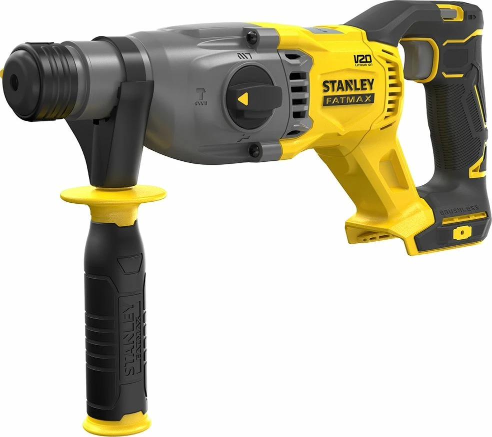 Burgji-çekiç rrotullues Stanley Fatmax V20 SFMCH900B 18 V, SDS-Plus, 2.0 J, pa bateri/karikues, verdhë/zi
