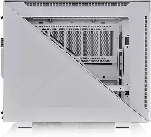 Kasë Thermaltake Divider 200 TG Air Snow, Micro Tower, xham i temperuar, RGB, e bardhë