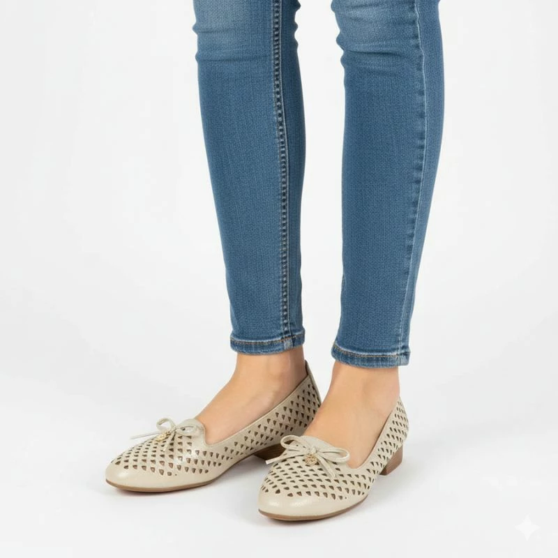 Këpucë femra Jezzi 222-5, të arta