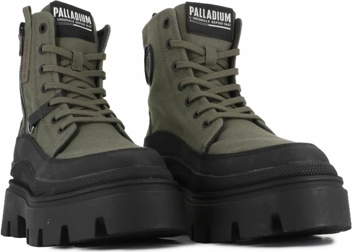 Çizme Palladium për femra, olive [Madhësia: 40]