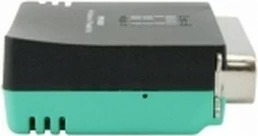 Server printimi paralel LevelOne, Ethernet LAN, 10/100 Mbit/s, i zi, i gjelbër