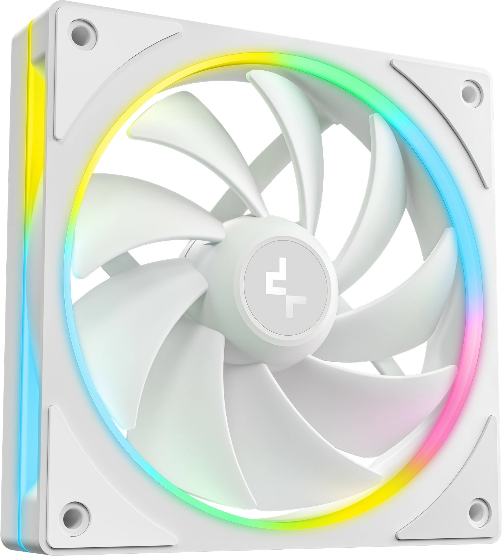 Ventilatorë Deepcool FL12 SE 3IN1 120mm, LED, të bardhë