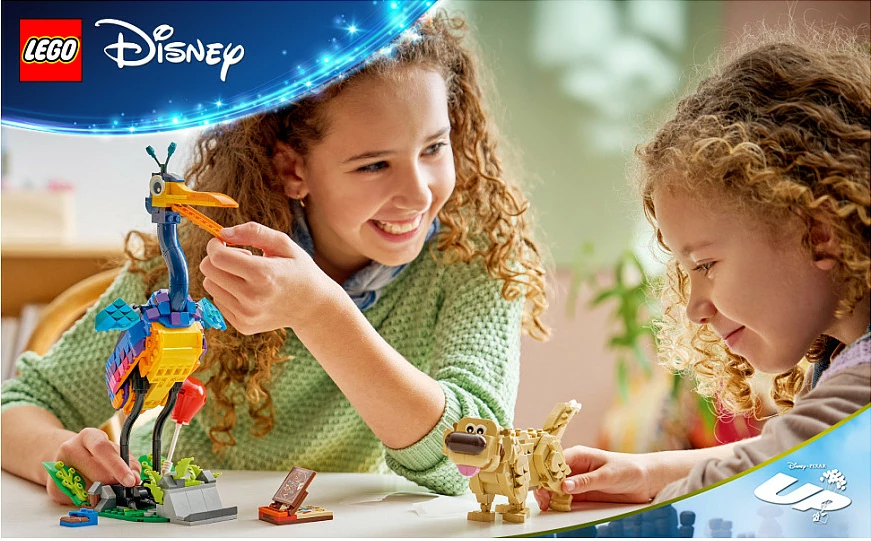 Set ndërtimi LEGO Disney Pixar Kevin & Dug 43290, 628 pjesë, 9+ vjeç, shumëngjyrësh