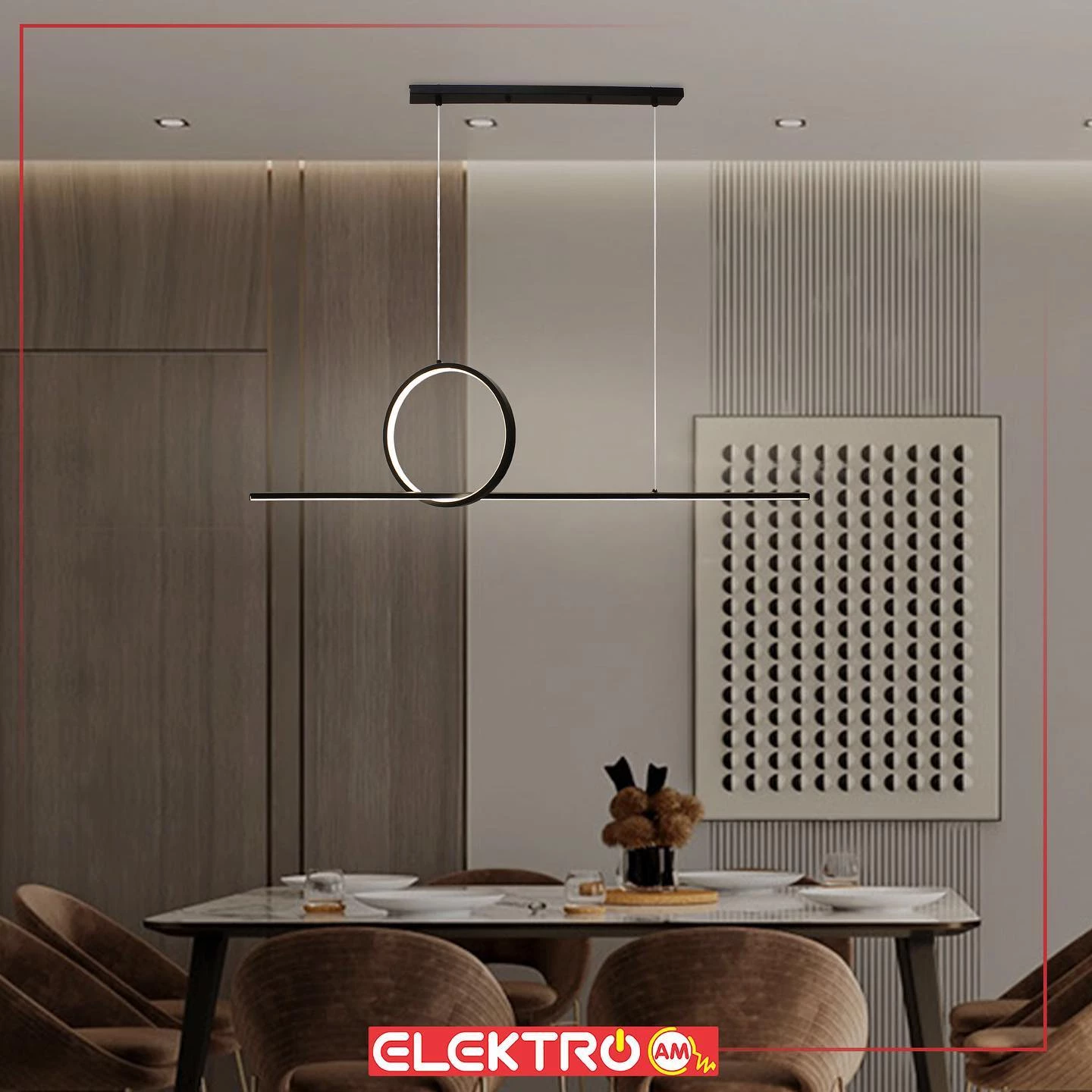 Abazhur LED i varur trapezarie 3007-100