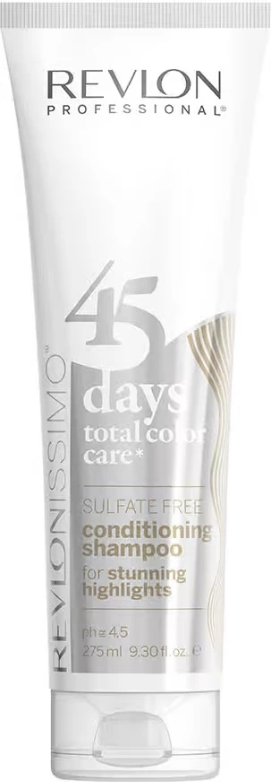 Shampon dhe balsam për femra Revlon Professional Revlonissimo 45 Days Conditioning Shampoo and Color-Enhancing Conditioner Stunning Highlights, 275ml