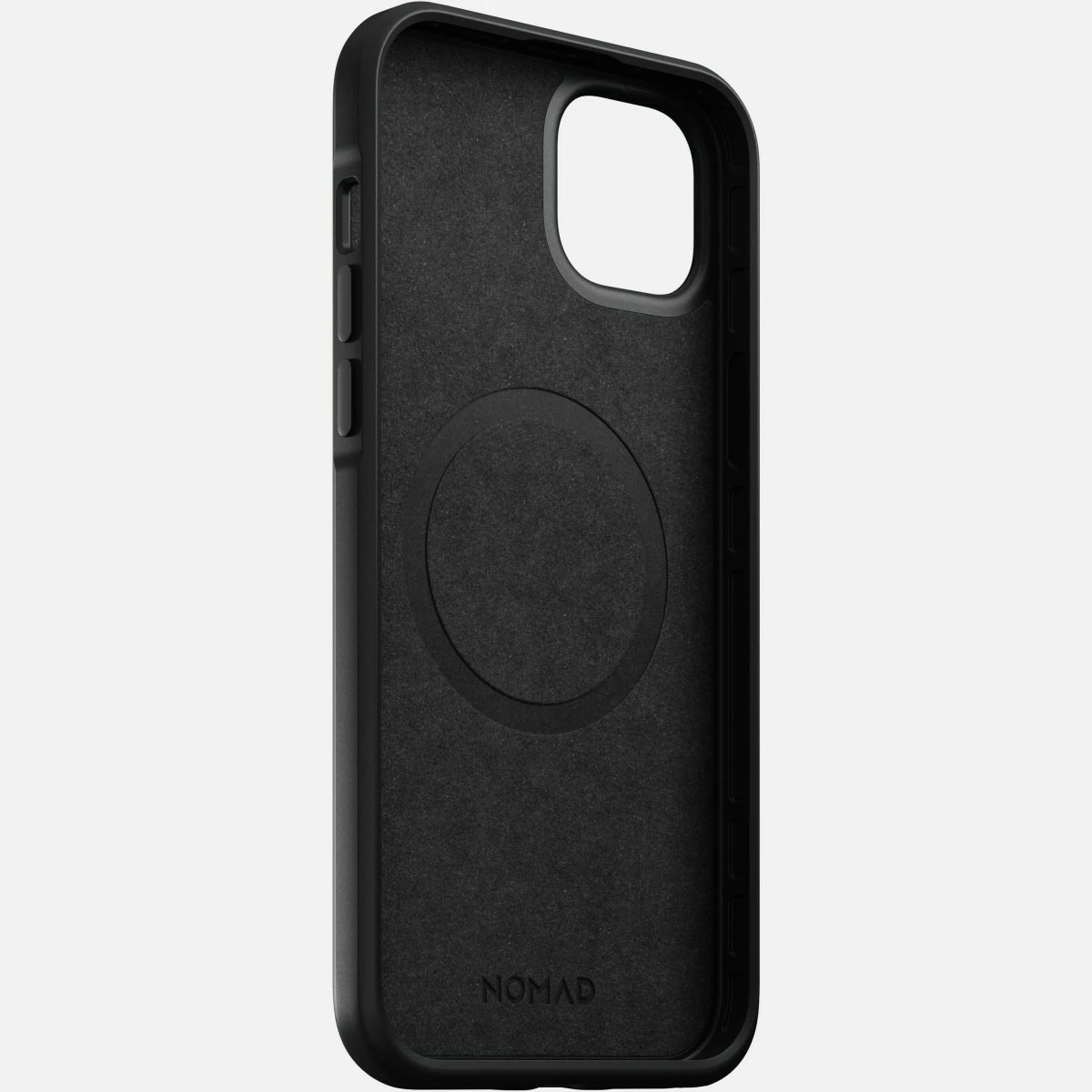 Mbështjellës Nomad Modern Leather Case për iPhone 14 Plus, e zezë