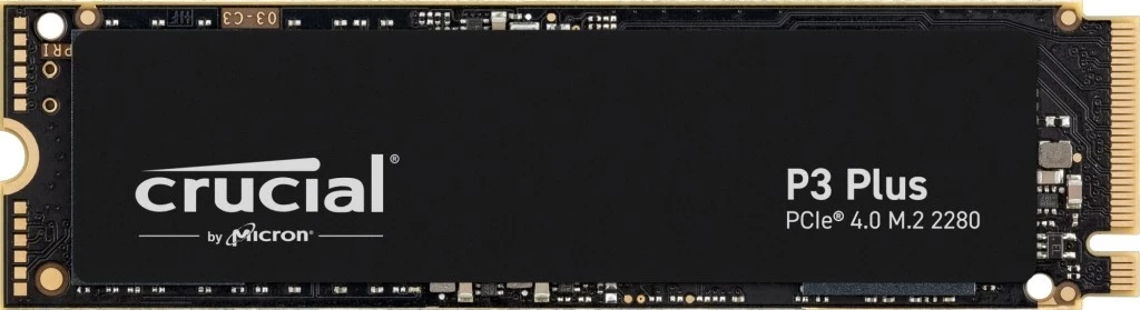 SSD  Crucial P3 Plus M.2 PCI-e NVMe, 500GB