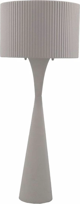 Llambë tavoline LINEAR 75.5, metalike, e bardhë, 30x30x76cm