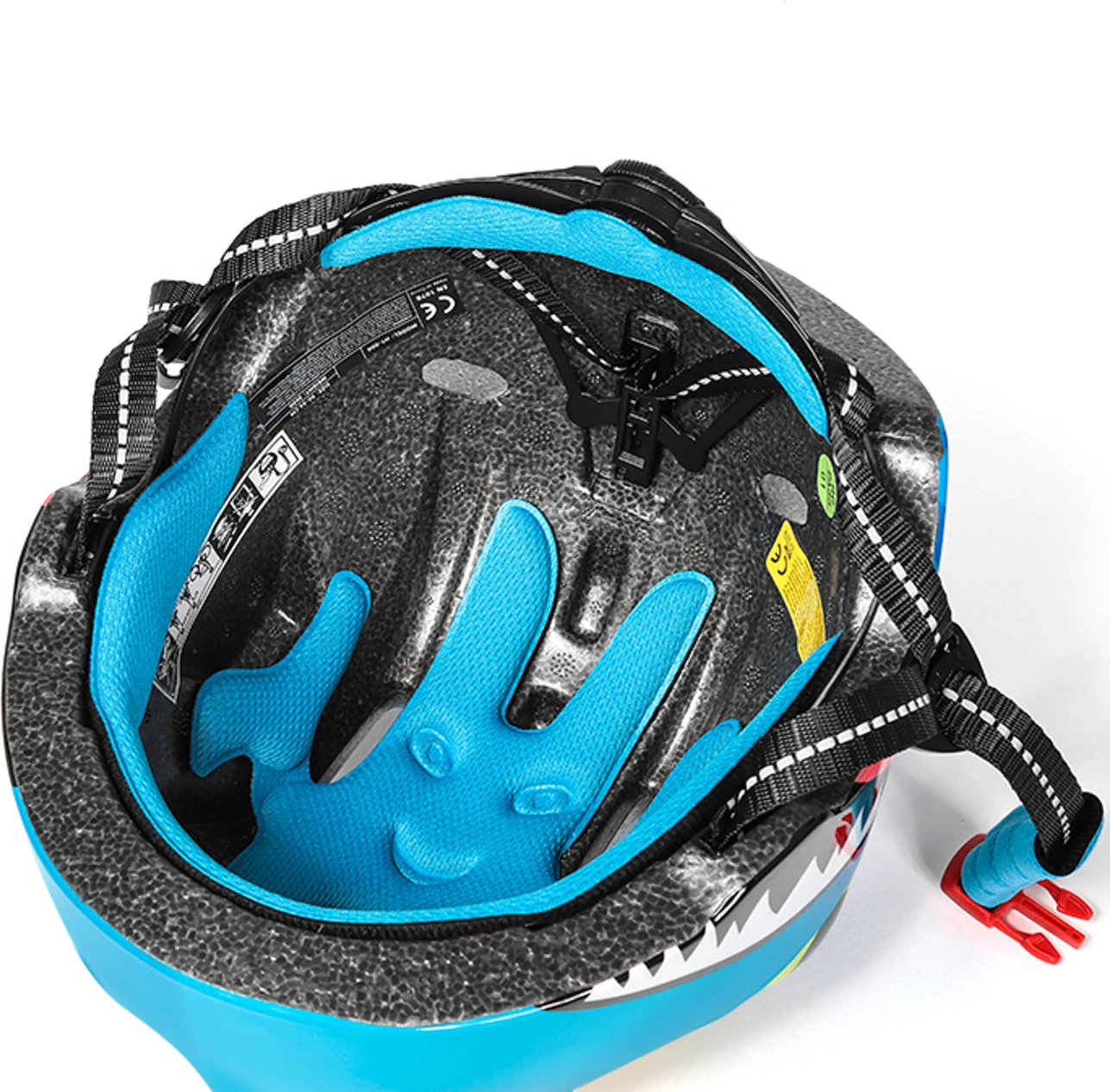 Kaskë biçiklete fëmijësh Wozinsky HT-006N S (50-54 cm) e lehtë 235 g, rregullim 360°, blu