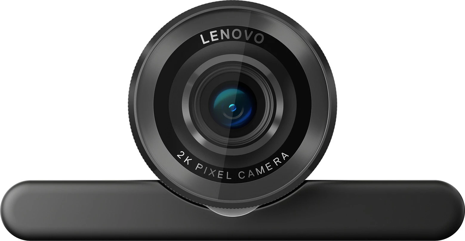 Webcam Lenovo QHD 2K, USB-C, Auto Focus, HDR, FOV i rregullueshëm, e zezë