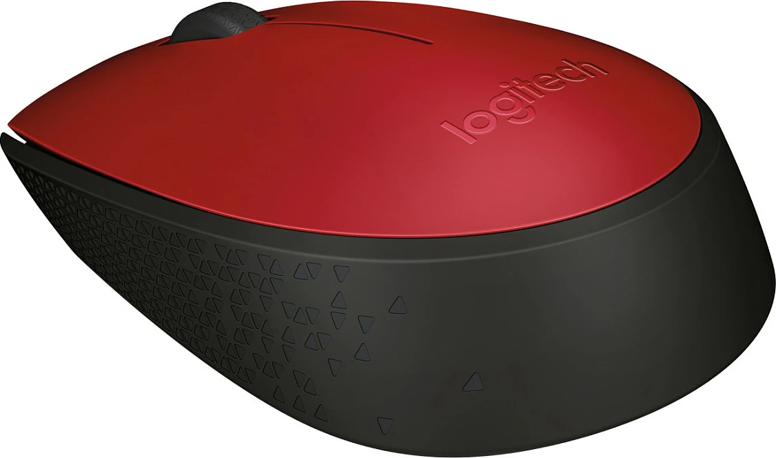 Maus Logitech M170 Wireless, Ambidextrous, Optical, RF Wireless, 1000 DPI, Kuq