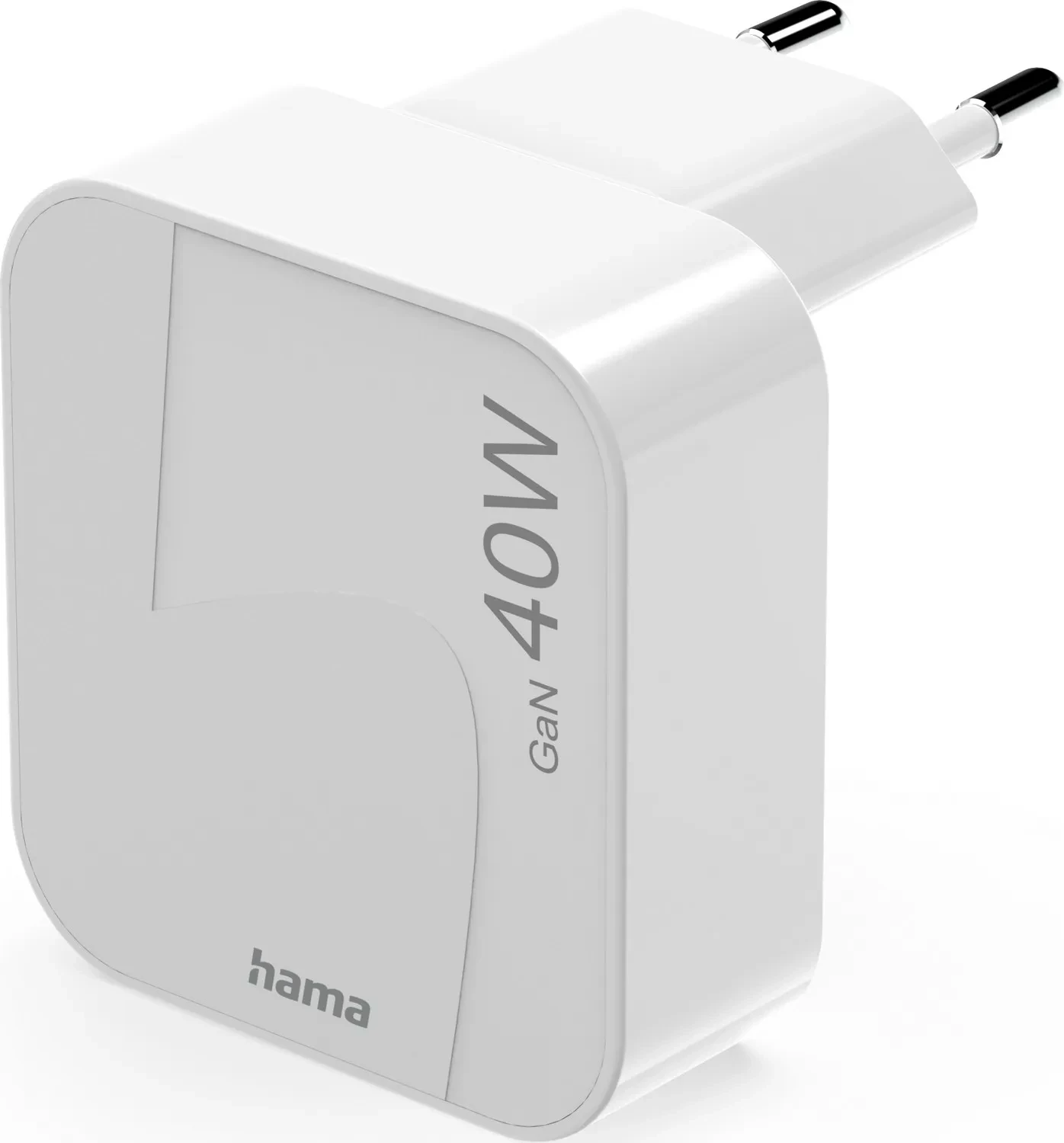 Karikues Hama 40W, 2x USB-C, i bardhë, palueshëm