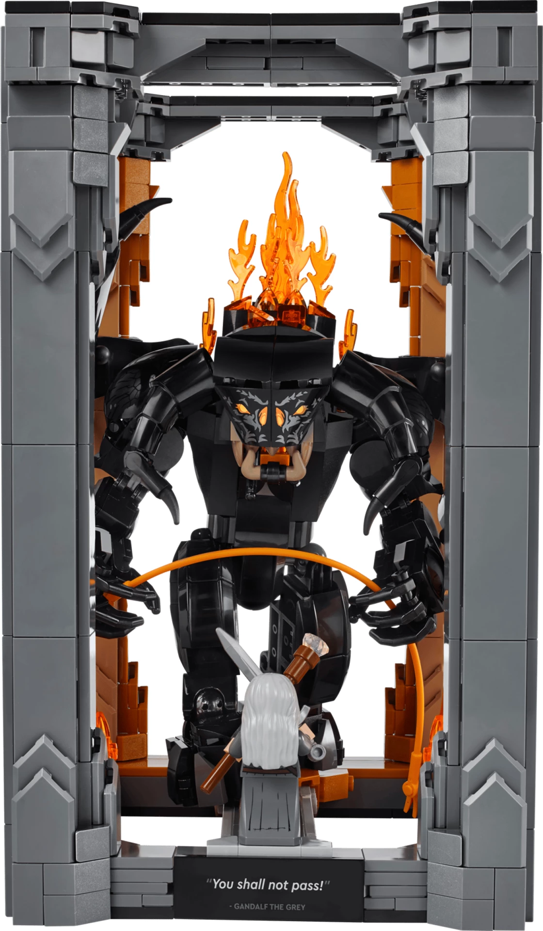 Set LEGO Icons The Lord of the Rings Balrog Book Nook 10367, 1201 copë, 18+
