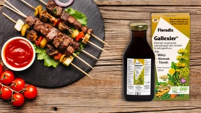 Shurup bimor për mëlçi, stomak dhe tëmth Salus FLORADIX Gallexier, 250 ml