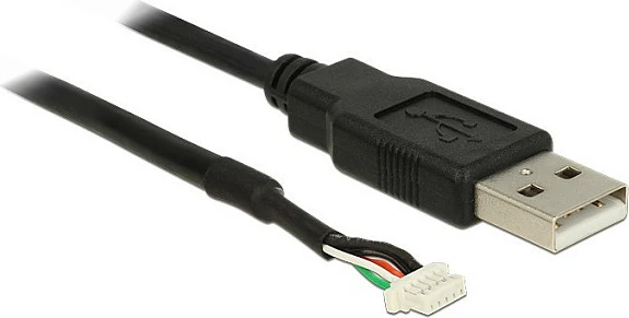 Kabllo USB DeLOCK USB 2.0 Type-A në 5-pin SMT, 1.5 m, e zezë