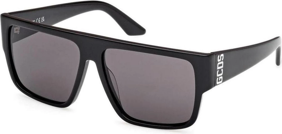 Syze dielli për meshkuj GCDS Geometrico GD0063 01A, të zeza