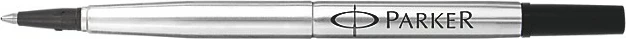 Rollerball pen Parker 1950323, medium, ngjyrë zezë, inox