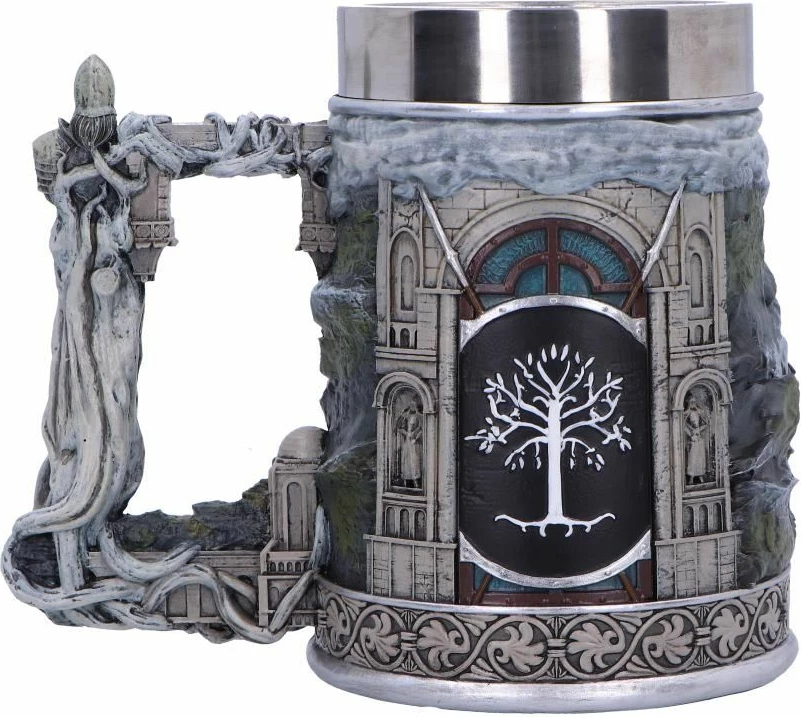 Filxhan NEMESIS NOW Lord of the Rings Gondor, i licencuar zyrtarisht, resin i pikturuar me dorë, koleksion, gri