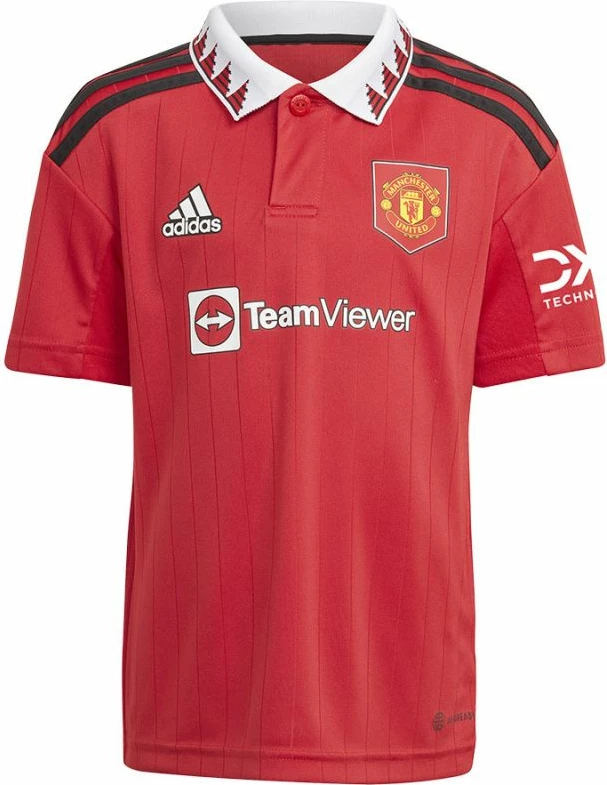 Trenerka për fëmijë adidas Manchester United, e kuqe dhe e bardhë
