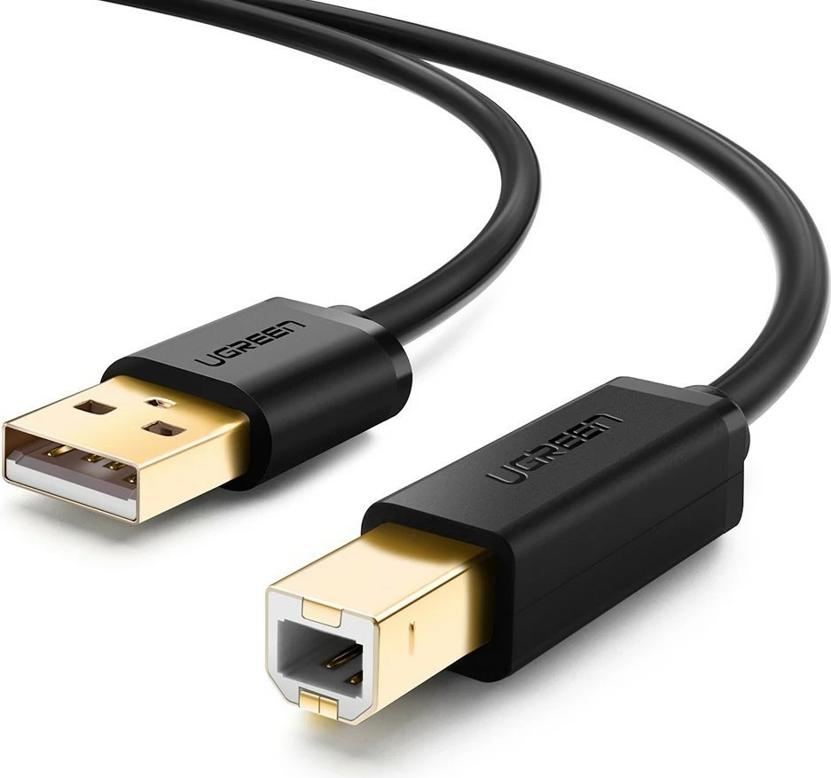 Kabllo printeri Ugreen USB-A në BM 3m, e zezë