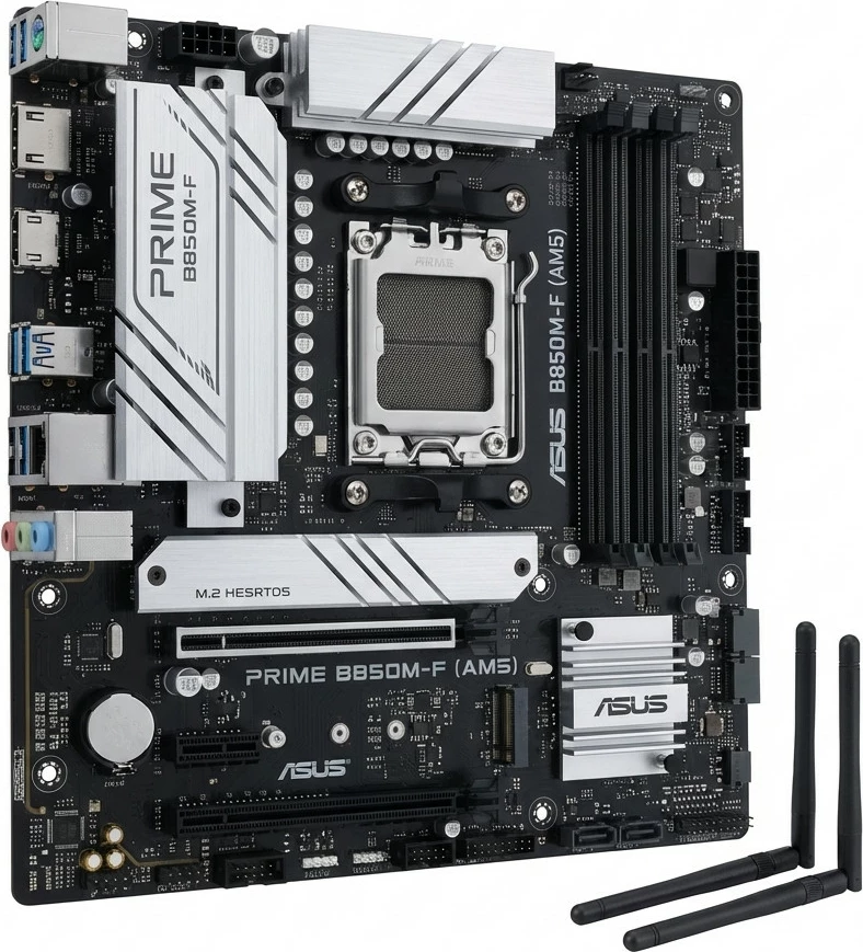 Pllakë amë ASUS PRIME B850M-F, Socket AM5, micro ATX, Wi‑Fi