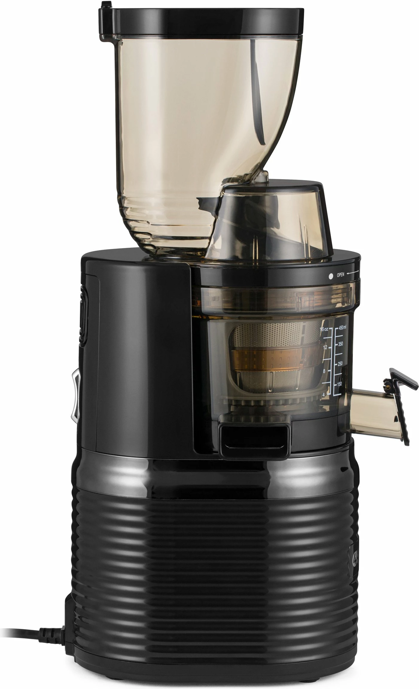 Shtrydhëse e ngadalshme 4Swiss BM202 200W, 0.5L, vertikale, EasyClean, XXL hapje, e zezë