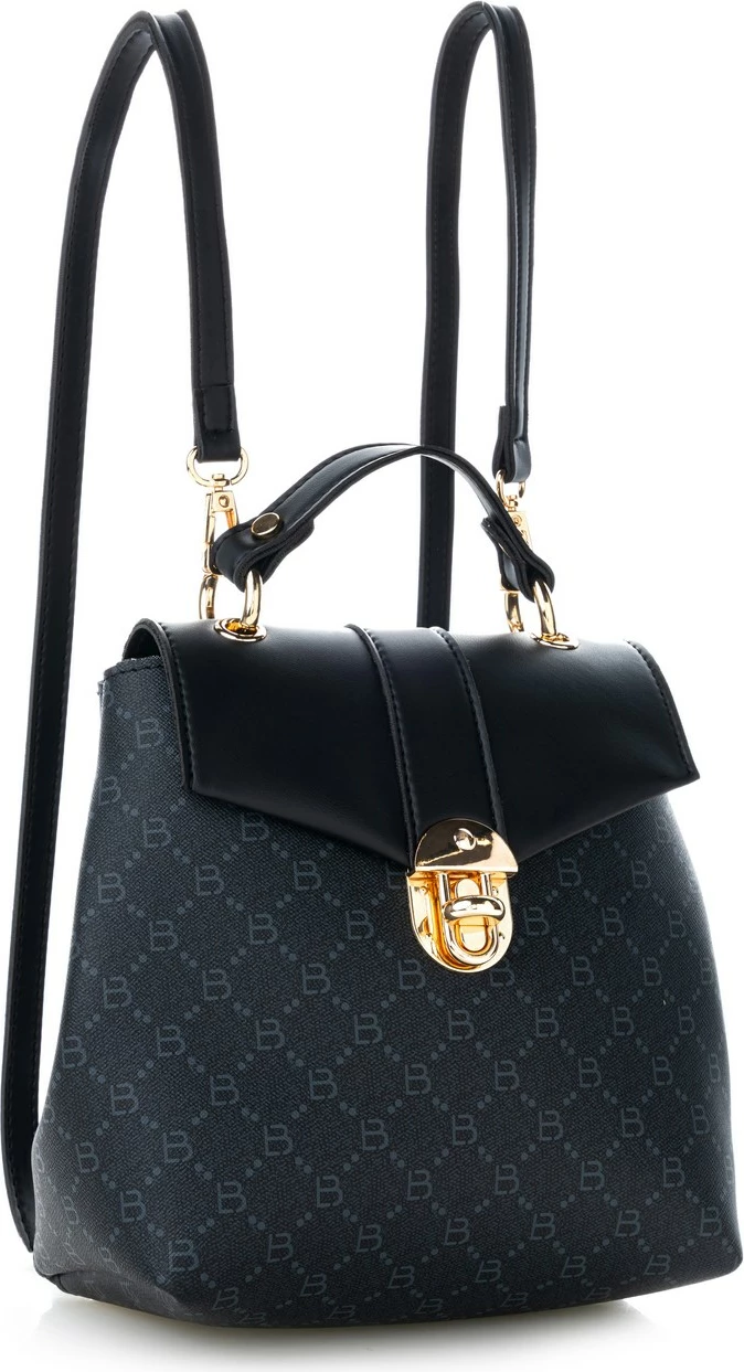 Çantë shpine Lucky Bees, 1214 v2, e zezë