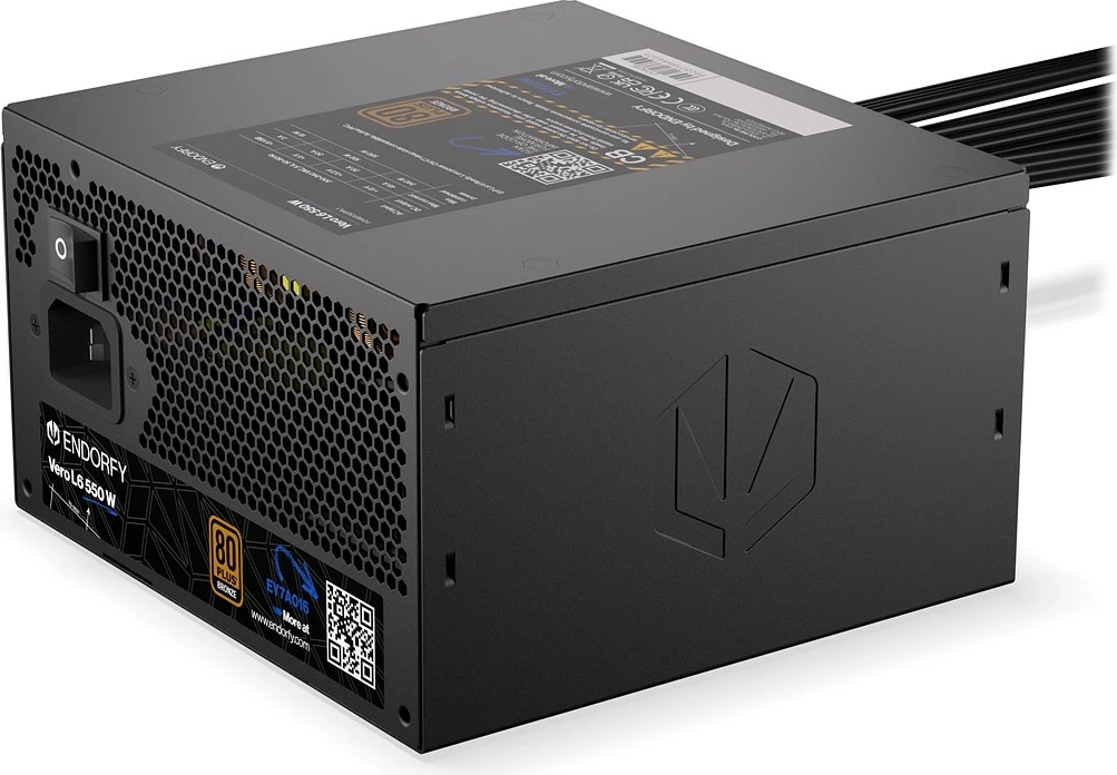 Furnizues energjie ATX, Endorfy Vero L6 EY7A016, 550W, 80 Plus Bronze, ATX 3.1, PCIe 5 (12V-2x6)