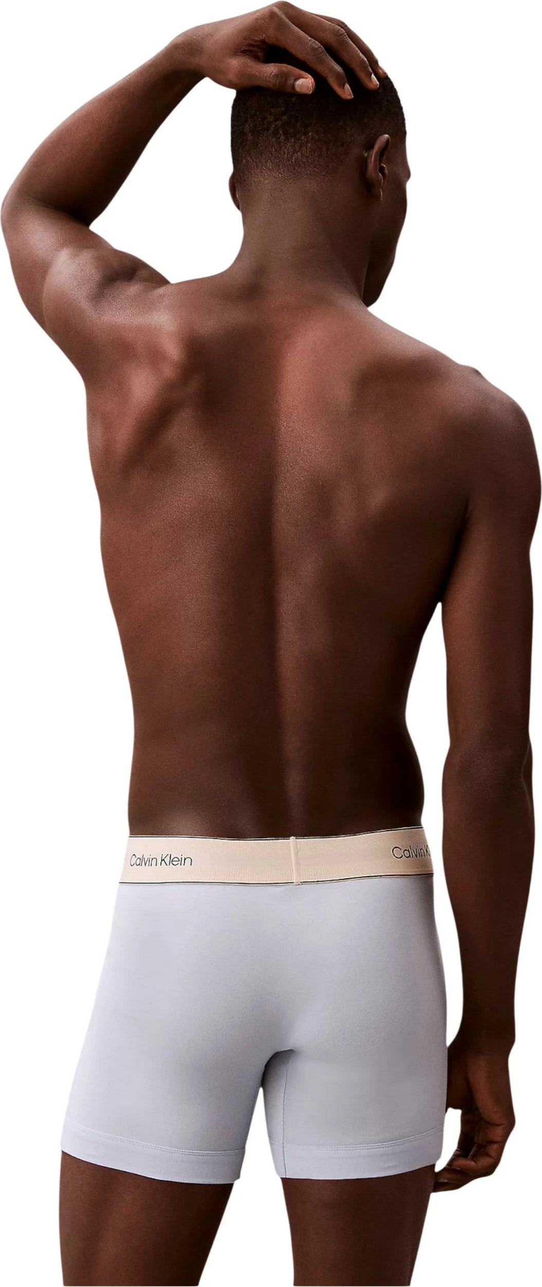 Të brendshme boxer brief 3 palë për meshkuj Calvin Klein Underwear LV00NB4447, të zeza/gri [Madhësia: S]