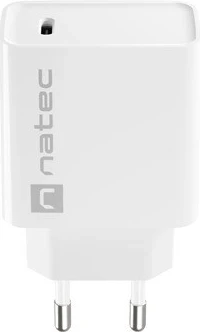 Karikuesi rrjetor NATEC RIBERA USB-C 20W PD, i bardhë