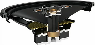 Altoparlantë Pioneer TS-A6881F, për makinë, të zi