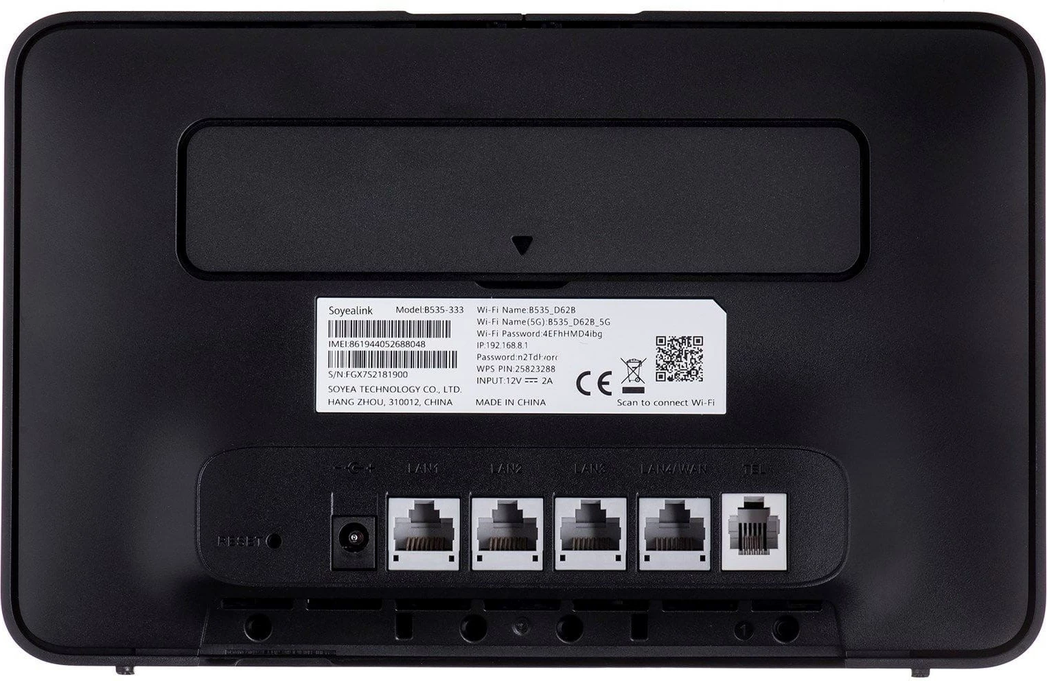 Ruter Wireless Huawei 535-333, 4G Dual Band GE, 2.5GHz / 5GHz