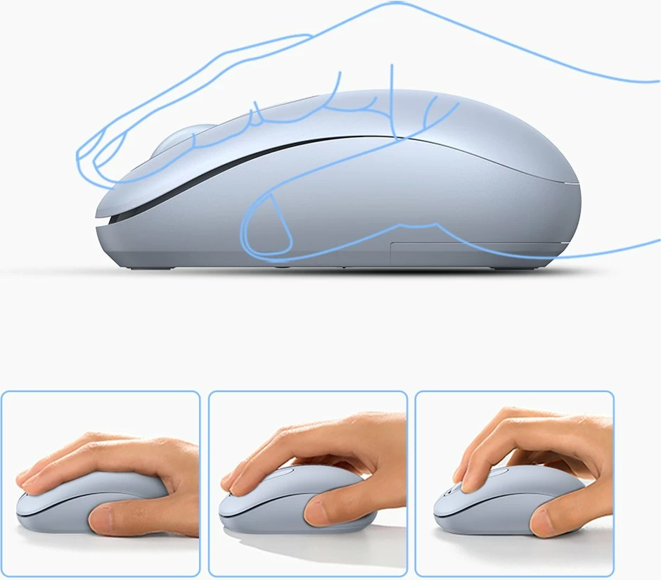 Maus wireless Ugreen MU105, 2.4GHz, USB, Kaltër