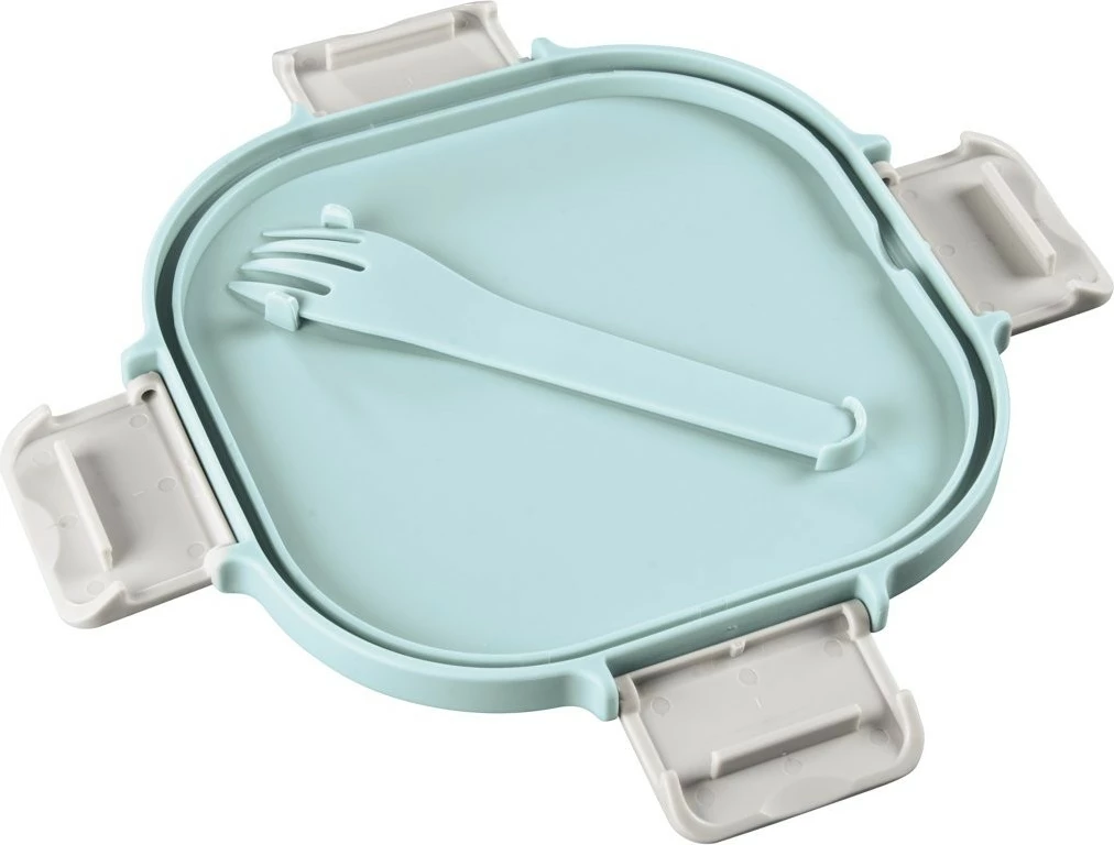 Kuti ushqimi Xavax To Go 181585 1700 ml, me pirun, mbyllje me klips, për mikrovalë/lavastovilje, Mint