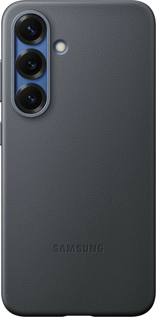 Mbështjellës Samsung Galaxy S25, Faux Leather, 15.8 cm (6.2"), Zi