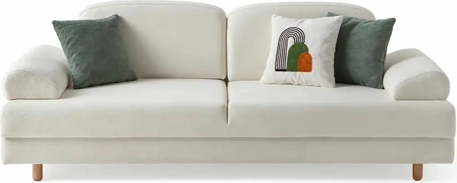 Divan-krevat treshe, Atelier del Sofa, Aries, i bardhë