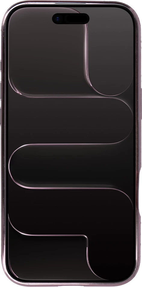 Mbështjellës silikoni ONASI MagSafe për iPhone 17 Air, transparent pink me glitter