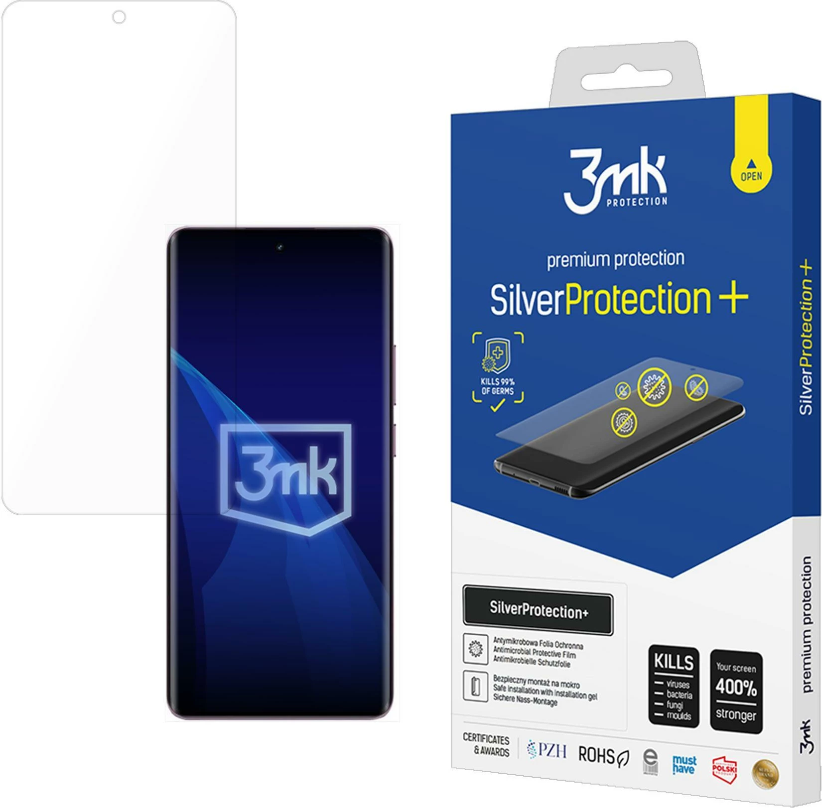 Mbështjellës mbrojtës ekrani 3mk SilverProtection+ për Realme 14 Pro