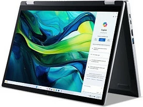 Laptop 2-në-1 Acer Aspire Go Spin 14 AGSP14-31PT-36R6, 14" Touch WUXGA, 16GB RAM, Pure Silver