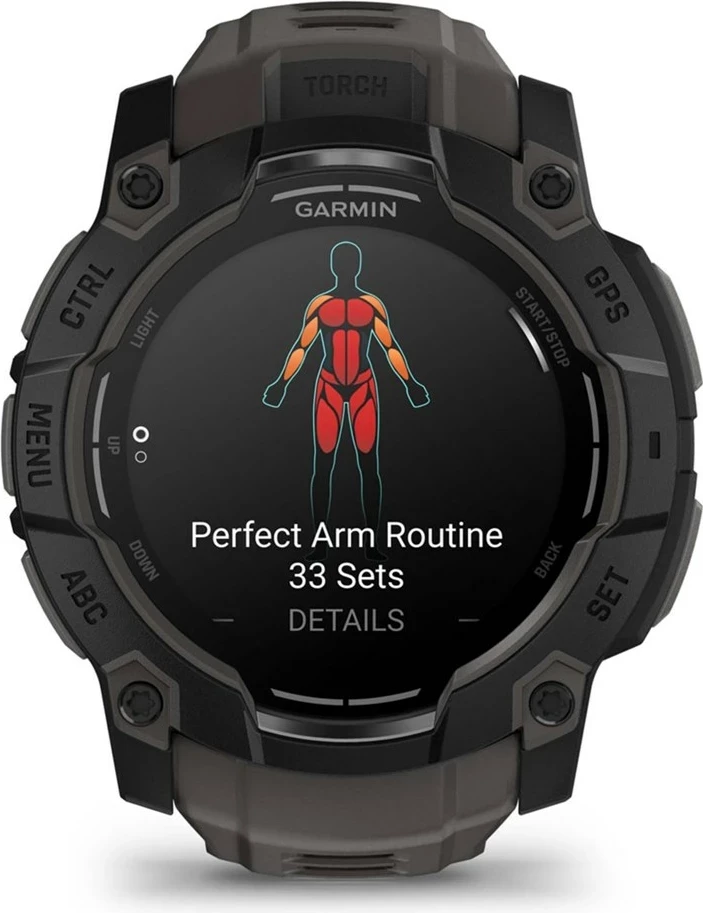 Smartwatch Garmin Instinct 3 AMOLED, 50 mm, GPS, i zi