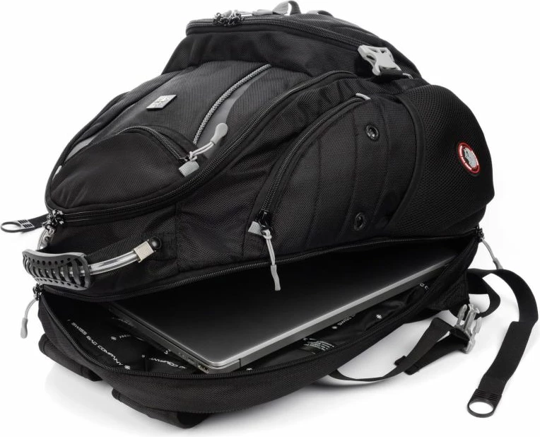 Çantë shpine Swissbags, unisex, e zezë