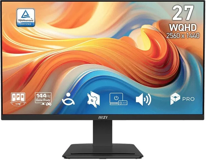Monitor MSI PRO MP273Q E14, 27" IPS WQHD 144Hz, i zi
