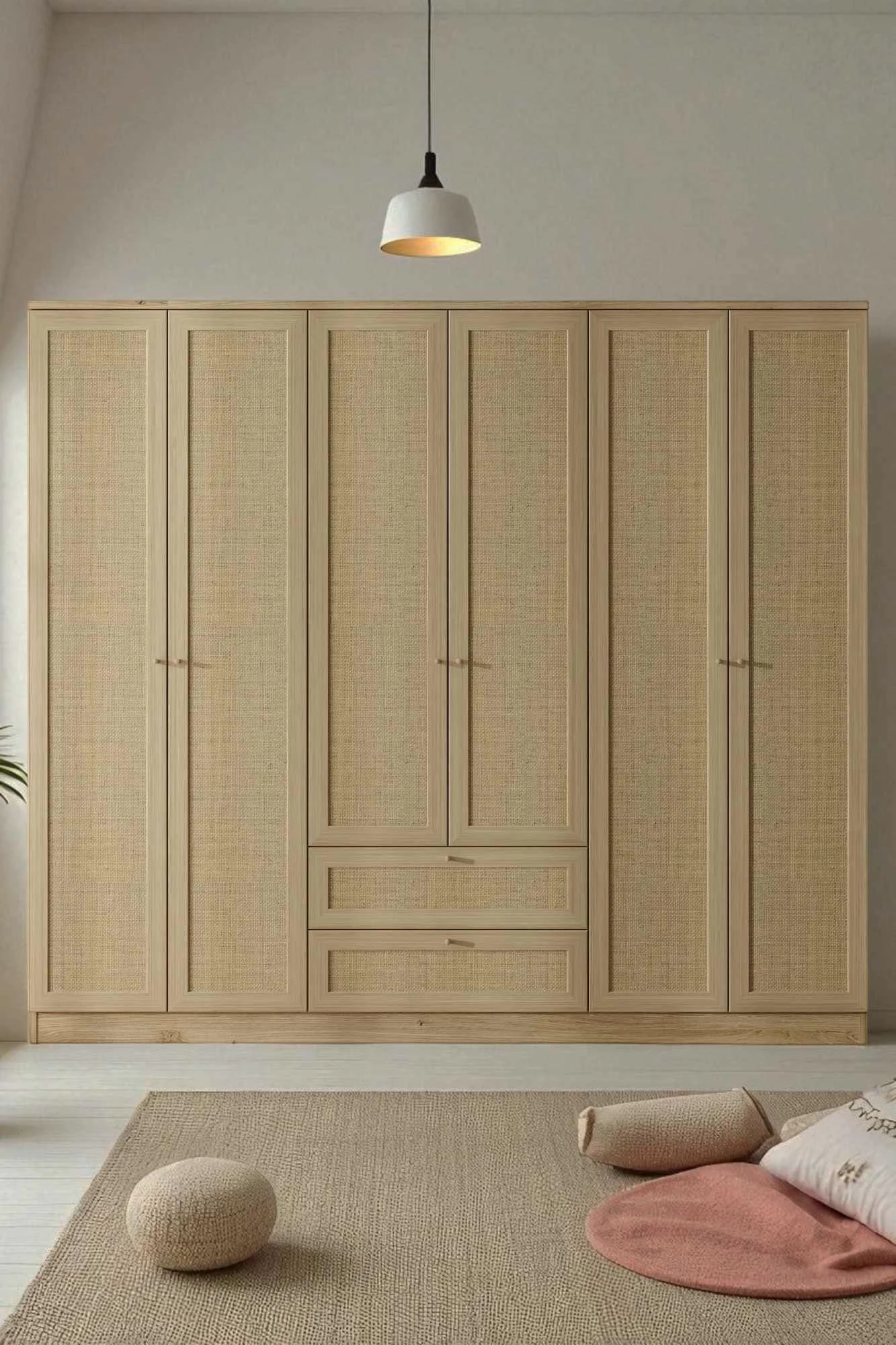 Dollap rrobash Skye Decor, Baru 6 182, bezhë