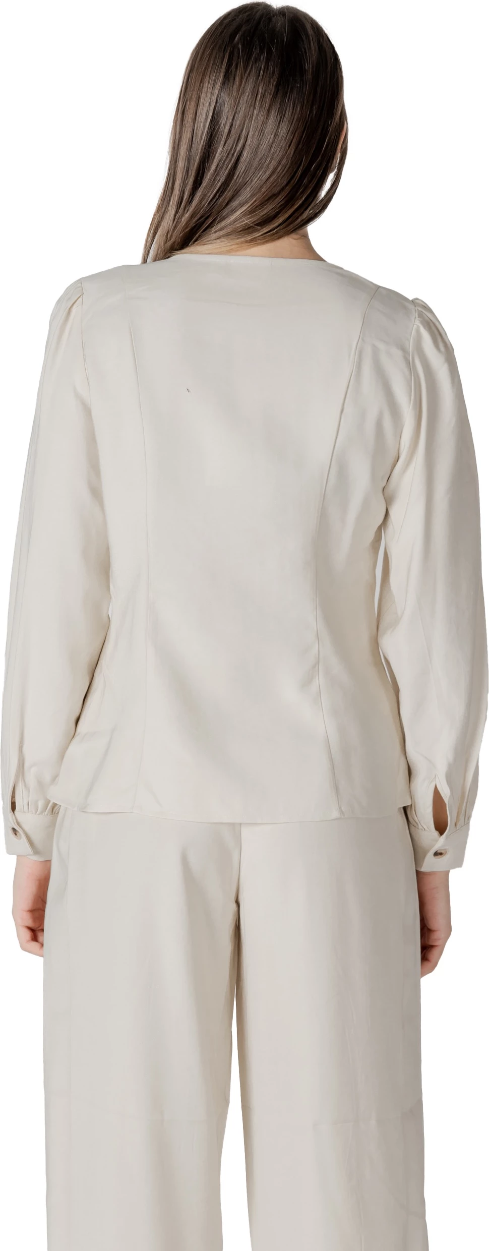 Bluzë për femra Vila Clothes Vimulli 14103853, krem [Madhësia: 38]