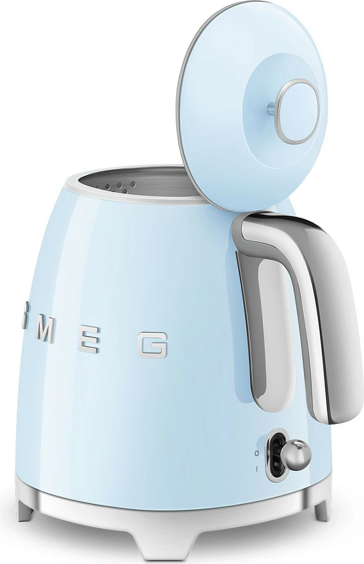 Ibrik elektrik SMEG KLF05PBEU mini, 1400W, 0.8L, kaltër