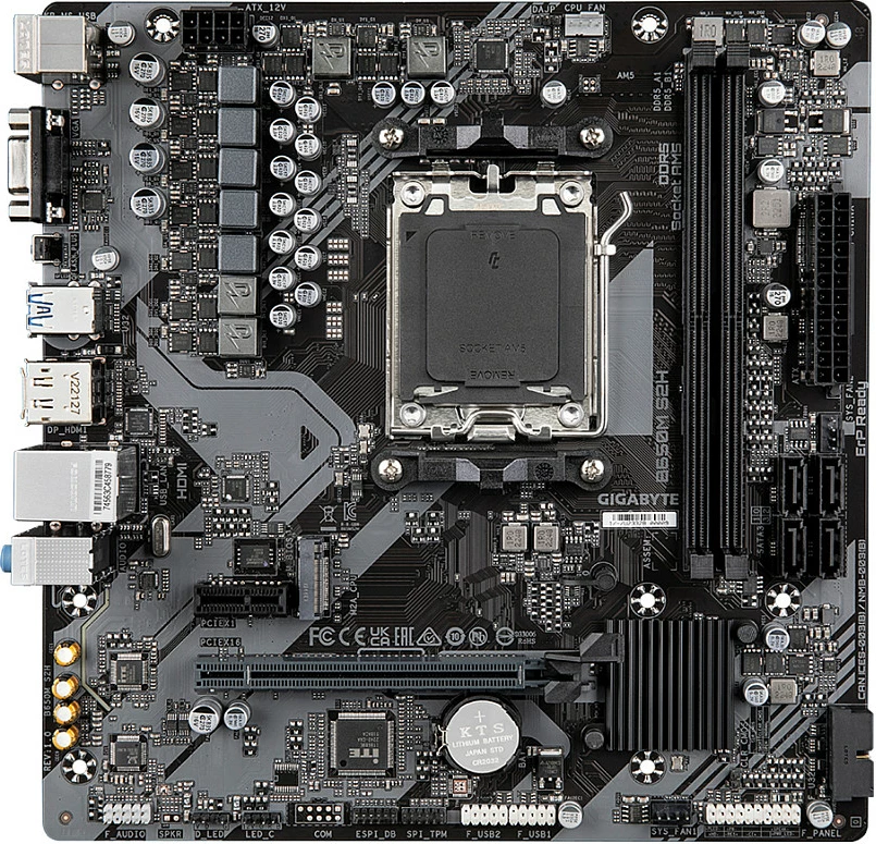 Pllakë amë Gigabyte B650M S2H, AM5, mATX, DDR5
