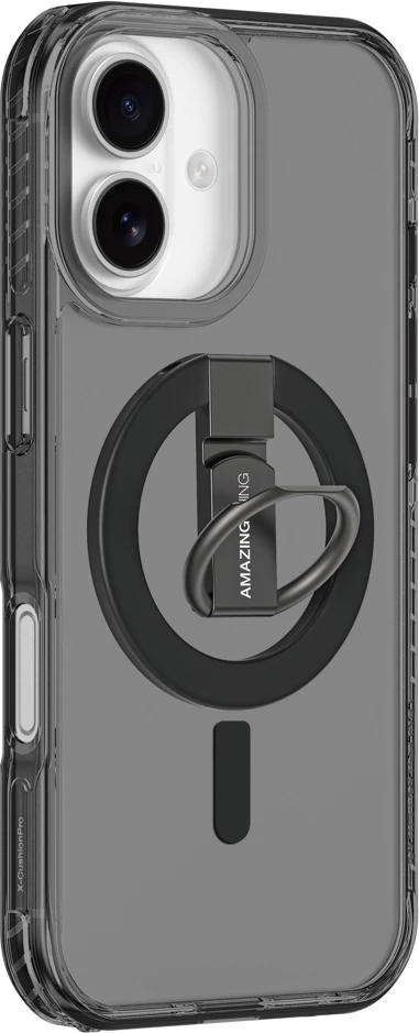 Mbështjellës AmazingThing Titan Pro Grip Ring Set për iPhone 17, MagSafe, i zi