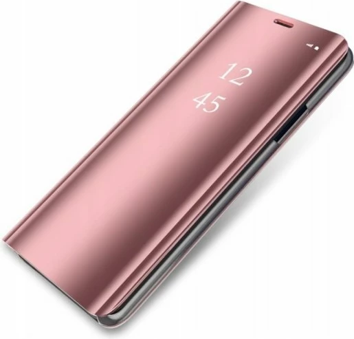 Mbështjellës Phone Case ONASI Clear View për Samsung Galaxy A70/A705, pink