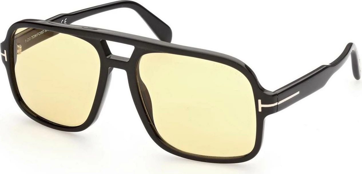 Syze dielli për meshkuj Tom Ford Falconer-02 FT0884 01E, të zeza [Ngjyra: 60]